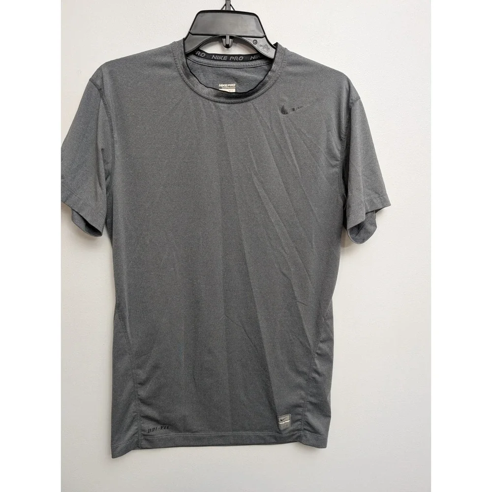 D2‎ Nike Pro Tight Shirt Mens XL Gray Performance Stretch Nike Fit Compression